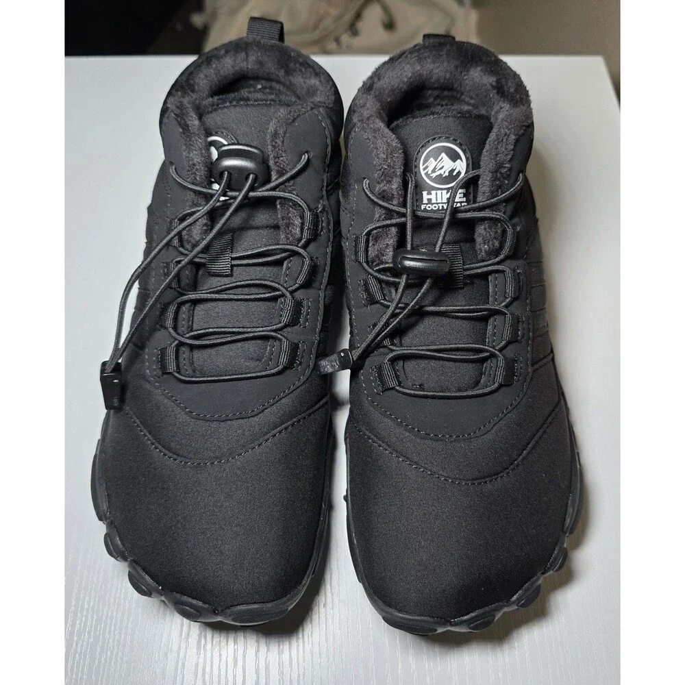 Hike Footwear Kasdava Pro Barefoot Winter Shoes Black EU 41 Non-Slip Fleece NWT